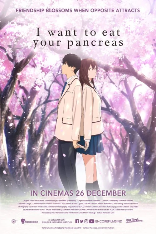 دانلود انیمه I Want to Eat Your Pancreas 2018